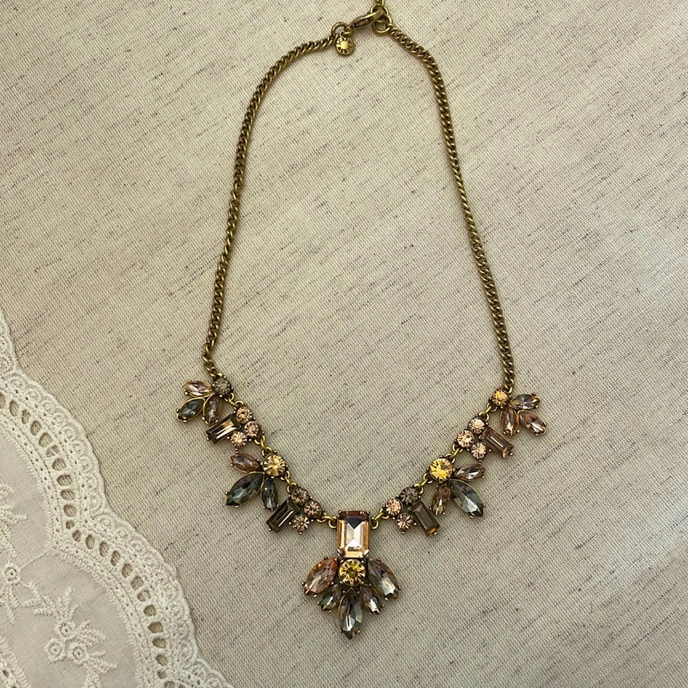 J. Crew rhinestone necklace